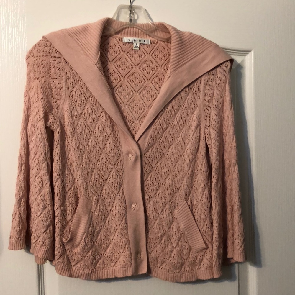 CAbi pink cardigan Small VGUC